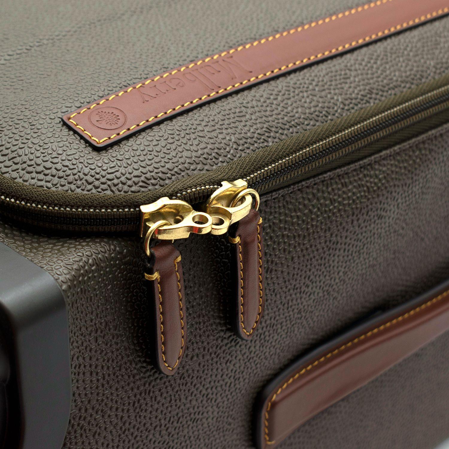 Mulberry Heritage Eco Scotchgrain 4-wheel suitcase