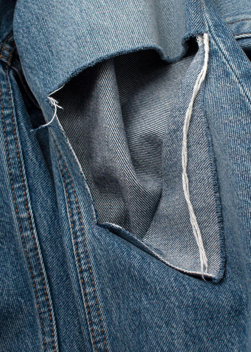 Re/Done Daring Indigo Straight Leg Jeans