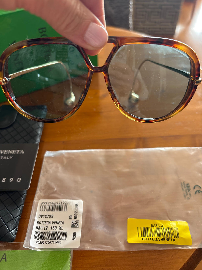 Bottega Veneta Blue Lens Sunglasses