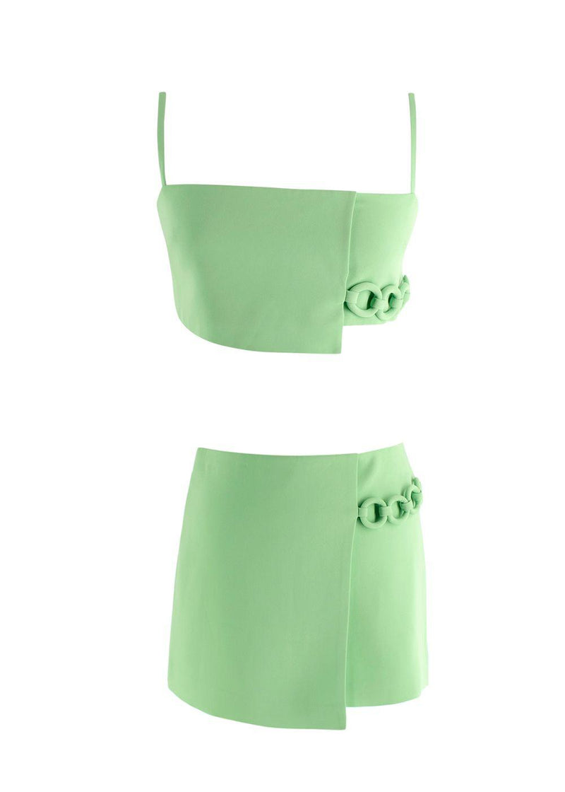 Alexis Clover Green Zola Top and Ravenna Skirt Set