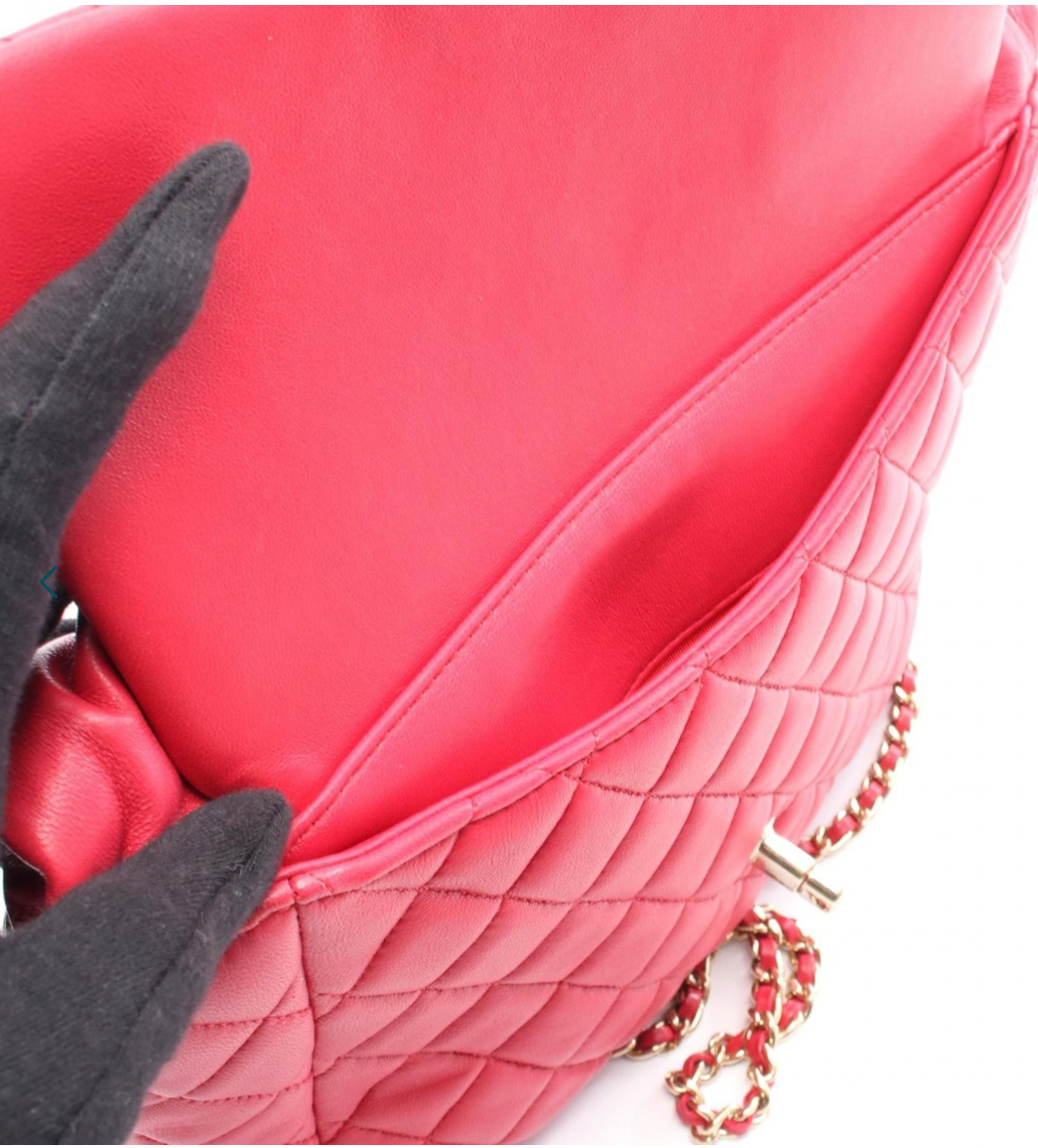 Chanel Matelassé Pink Lambskin Quilted Seoul Backpack in Pink