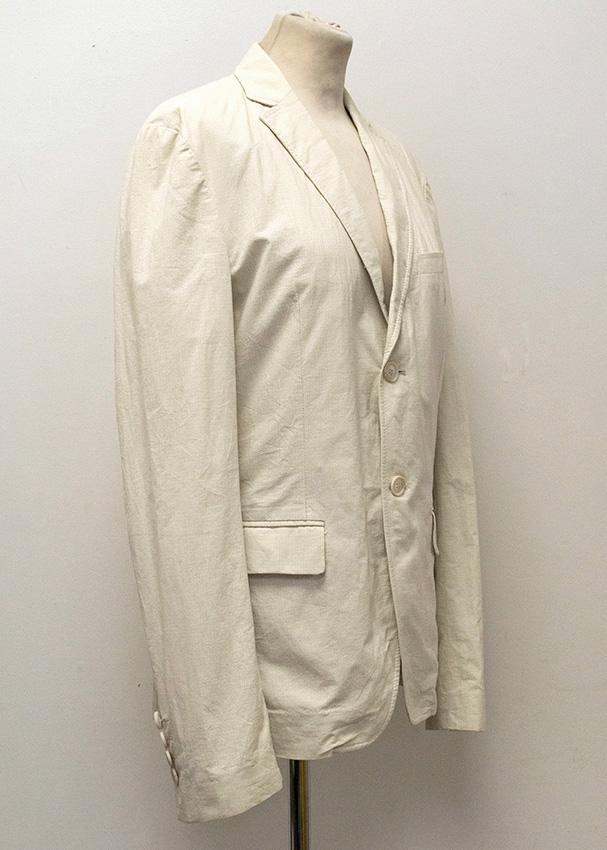 Kenzo Cotton-Silk Beige Jacket