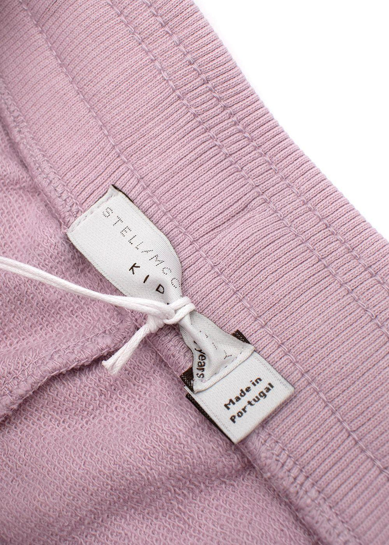 Pink Drawstring Cotton Shorts