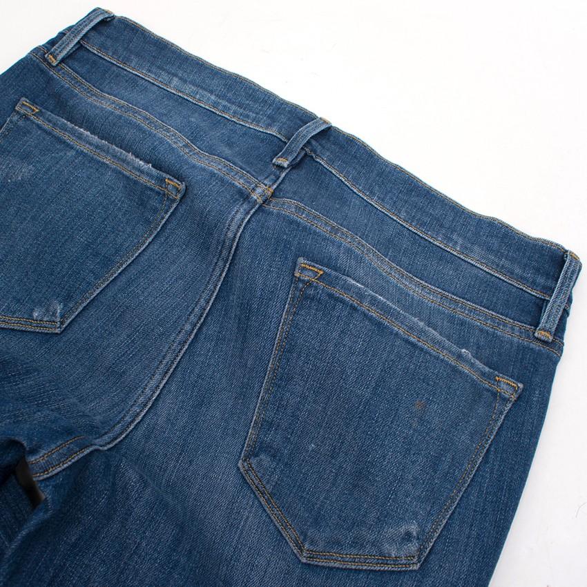 Frame Le Garcon Blue Skinny Jeans