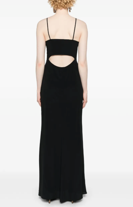 Isabel Marant Kapri Cowl-Neck Crepe Maxi Dress