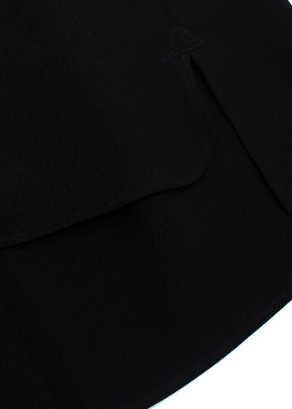 Balenciaga Black Tie Detail Tunic Dress