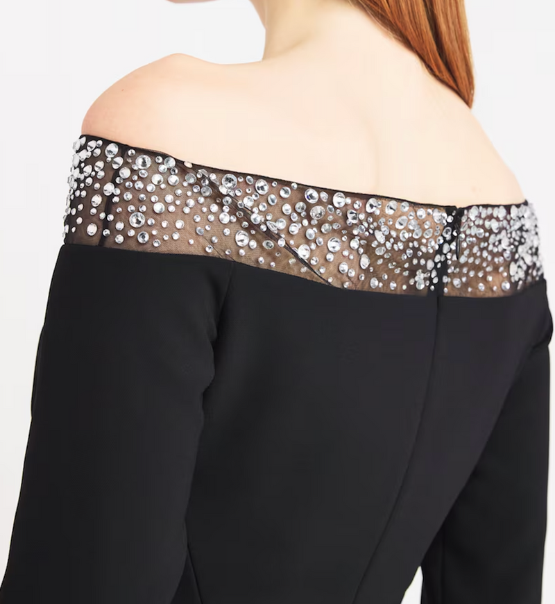 Jenny Packham Embellished Calypso Midi Dress