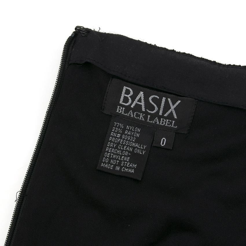 Basix Black Label Beaded Lace Top