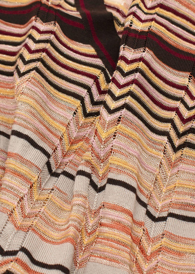 Missoni Stripe Multicolour Belted Dress