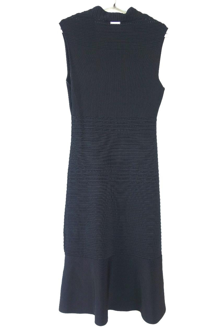 Michael Michael Kors Black Stretch-Knit Sleeveless Dress
