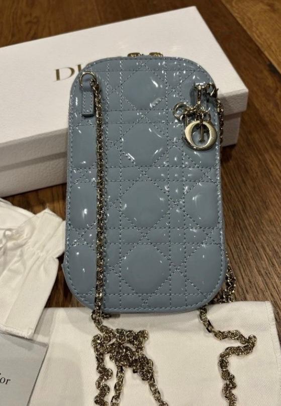 Dior Blue Cannage Phone Case