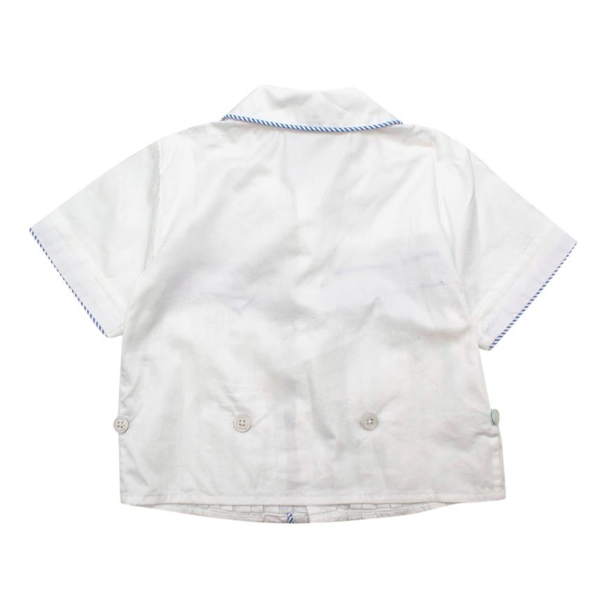 Rachel Riley Heritage Collection White Embroidered Top