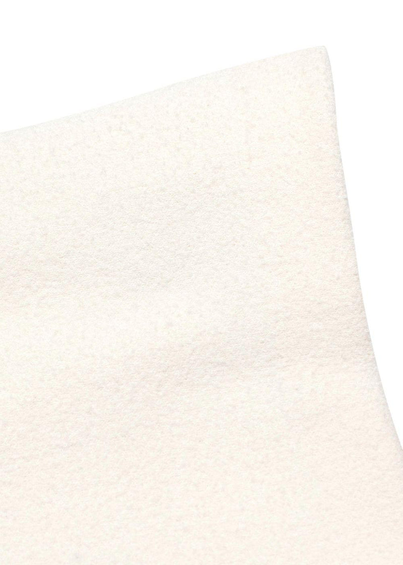 Maje Cream Tweed Skirt with Contrast Trim Detail