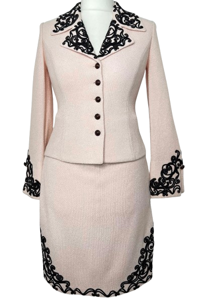 Rose Pink Skirt Suit