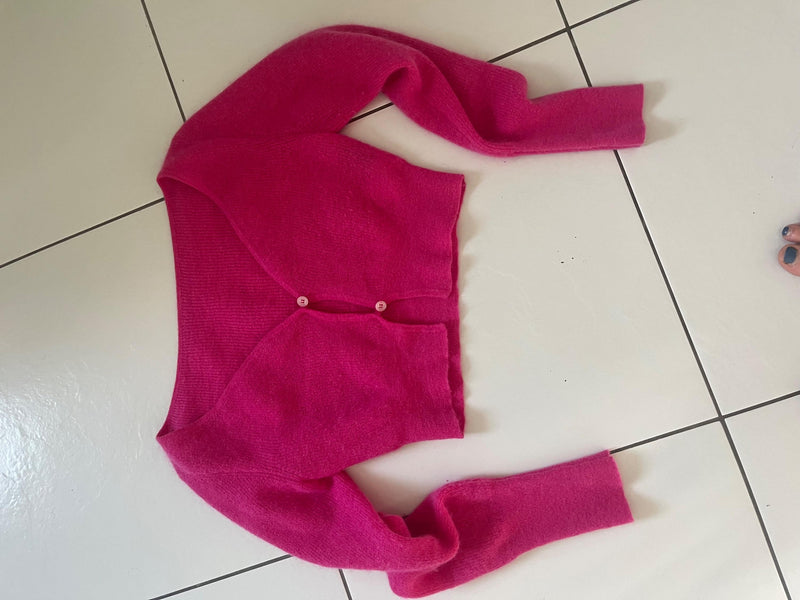 Jacquemus Alzou Cropped Mohair-blend Cardigan