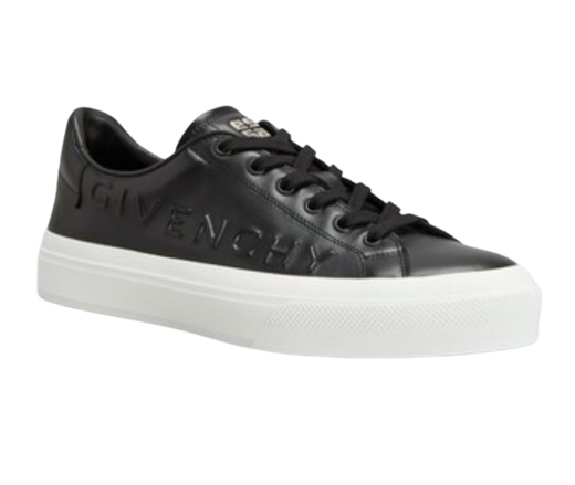 Givenchy Black Leather Trainers