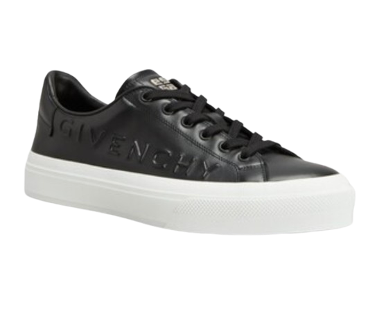 Givenchy Black Leather Trainers