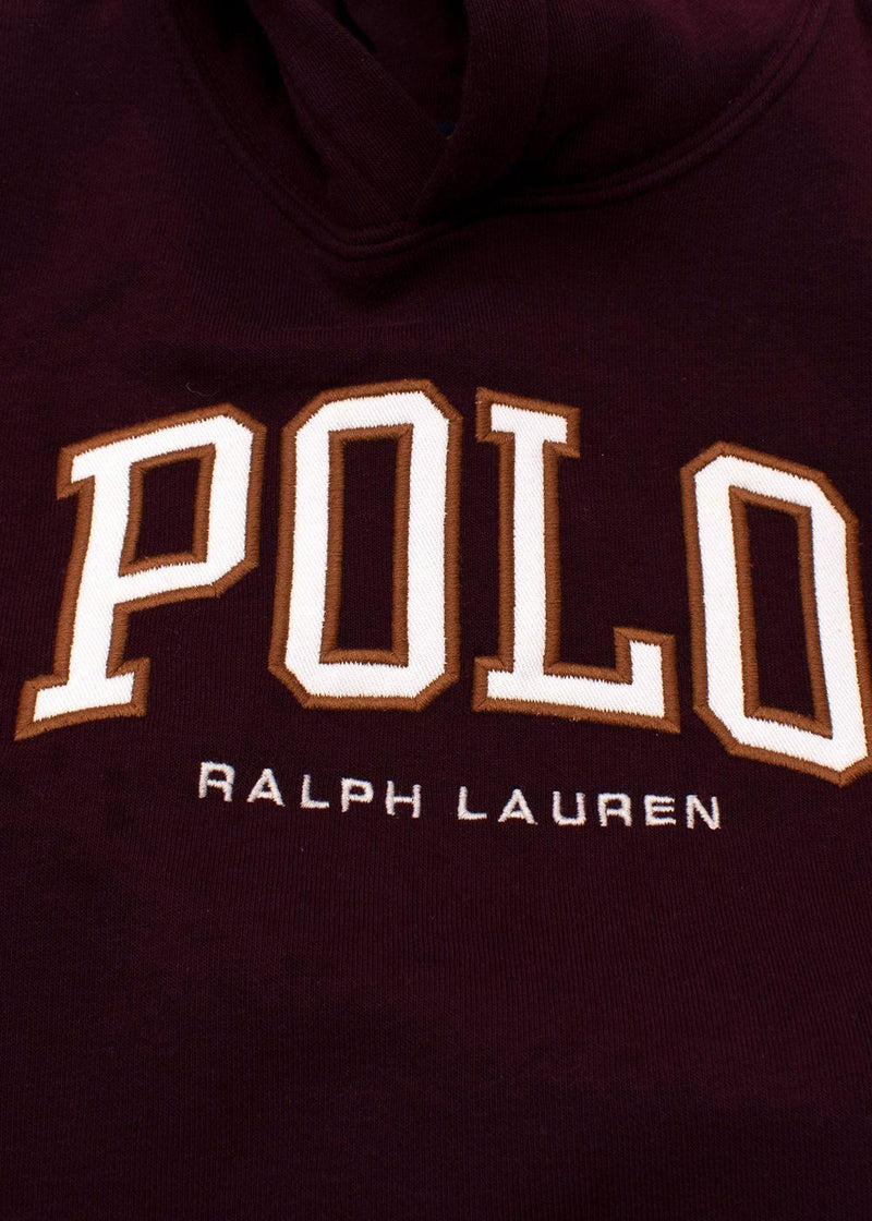 Polo Ralph Lauren Kids Burgundy Logo Hoodie