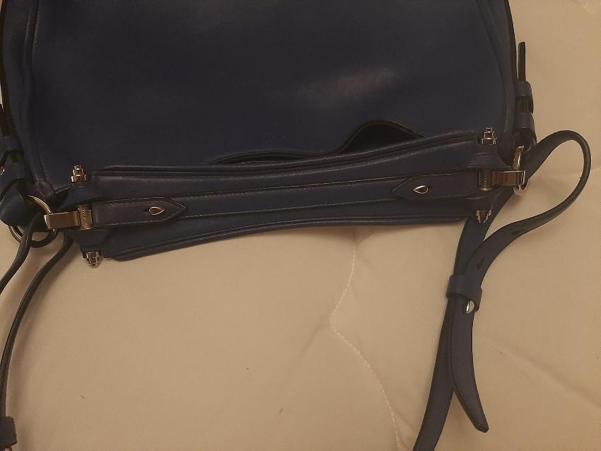 Givenchy Blue Leather Hobo Bag