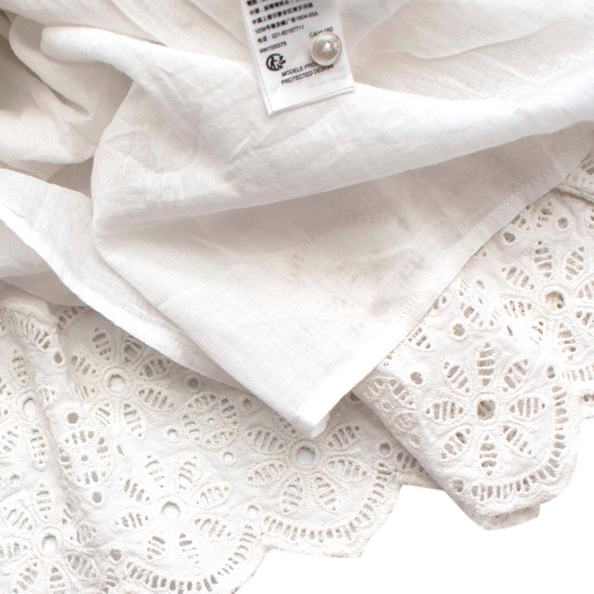 Bonpoint White Broderie Anglaise Skirt