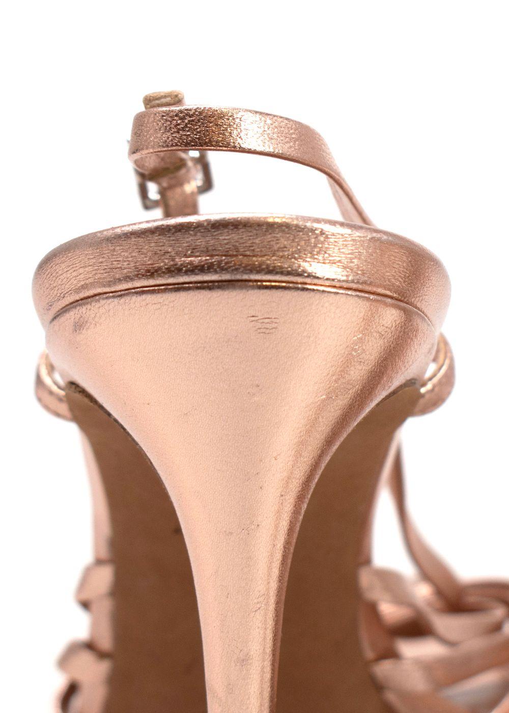 Tabitha Simons Rose Gold Jazz Slingback Heels