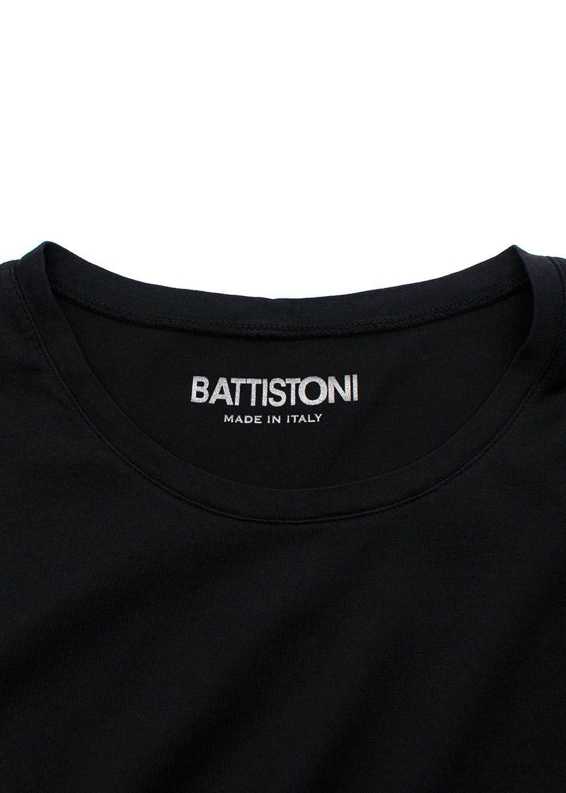 Battistoni Black Basic T-shirt