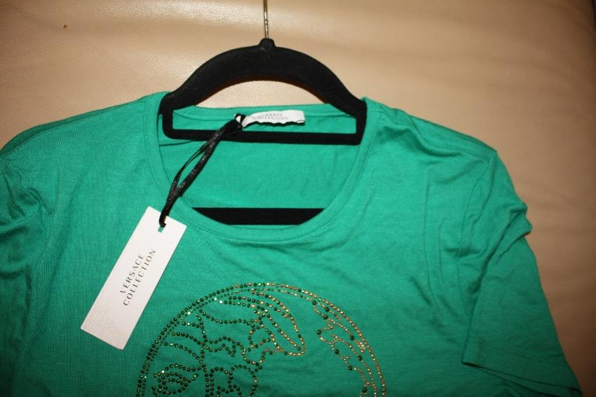 Versace Collection Studded Medusa Top