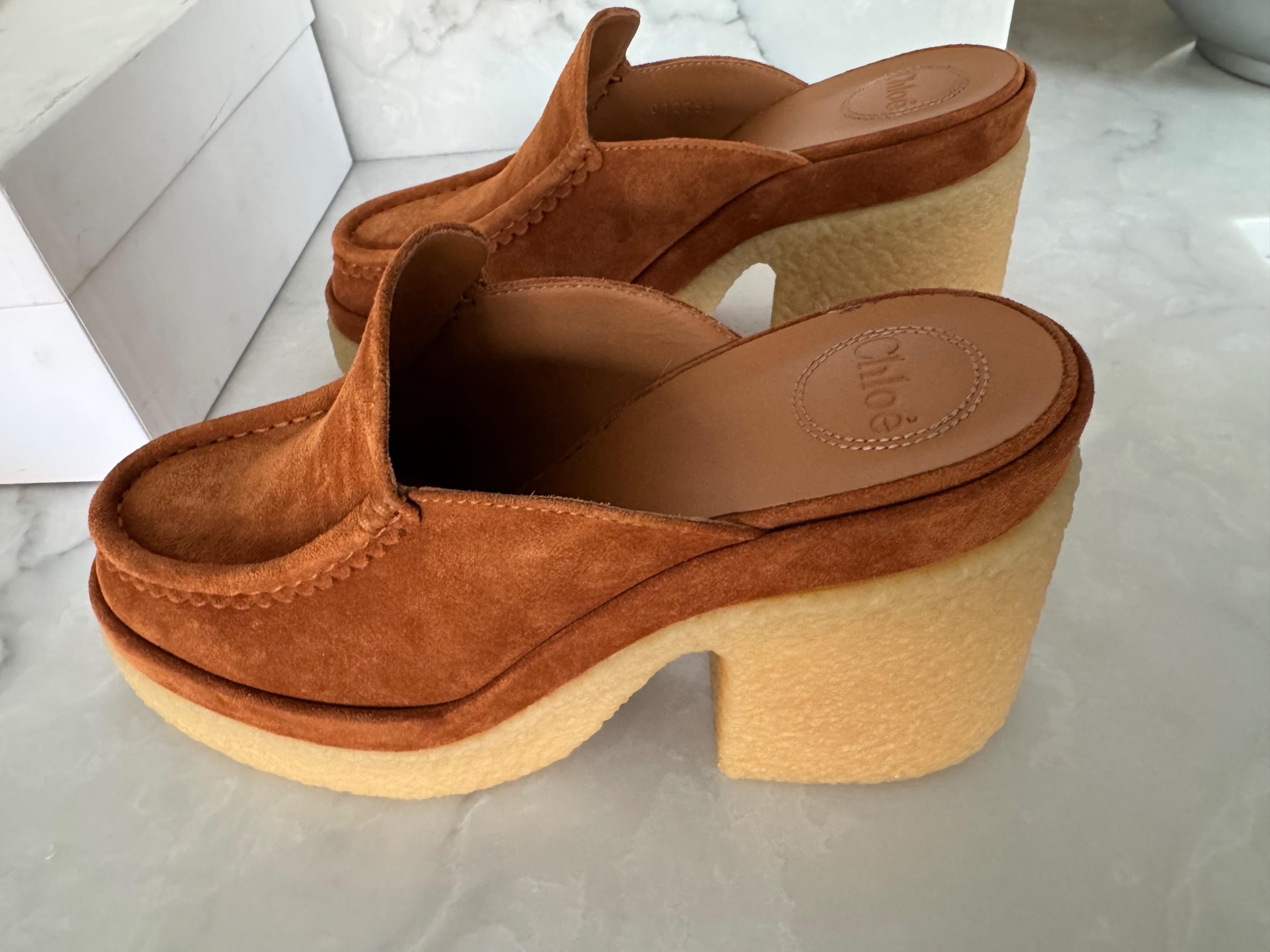 Chloe Tan  Jamie Suede Mules
