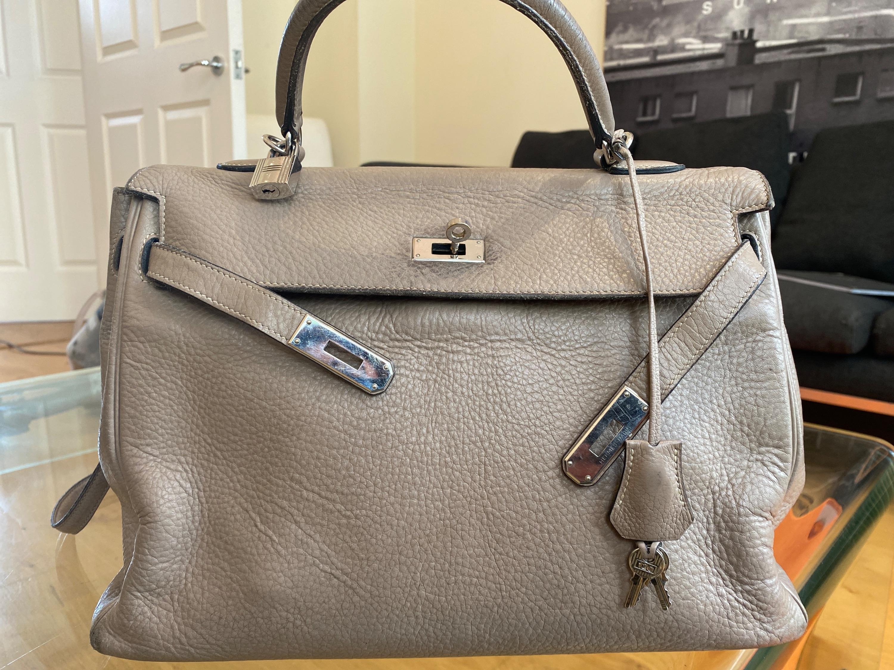 Clemence Leather Kelly 35 PHW