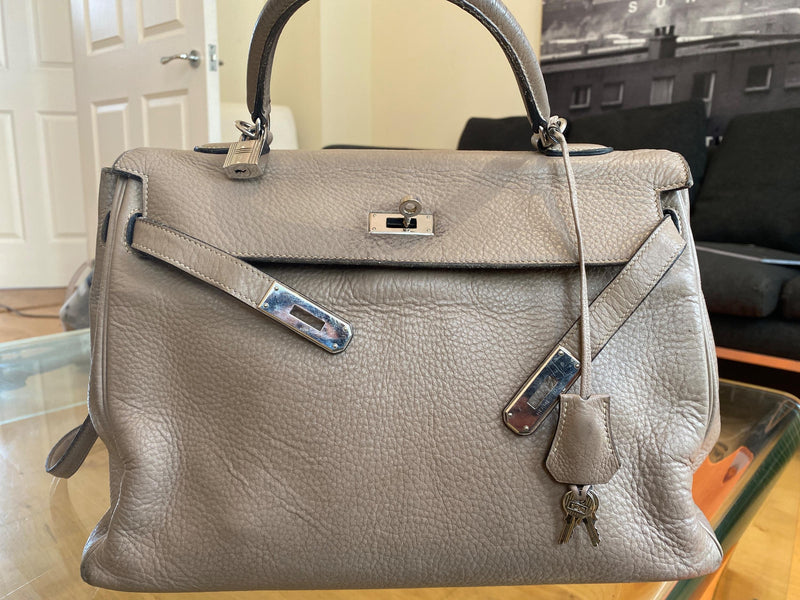 Clemence Leather Kelly 35 PHW