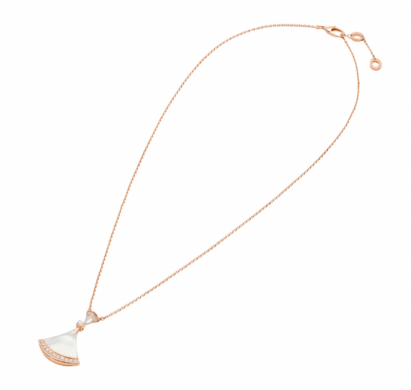 Rose Gold/Nacre  Diva's Dream Necklace