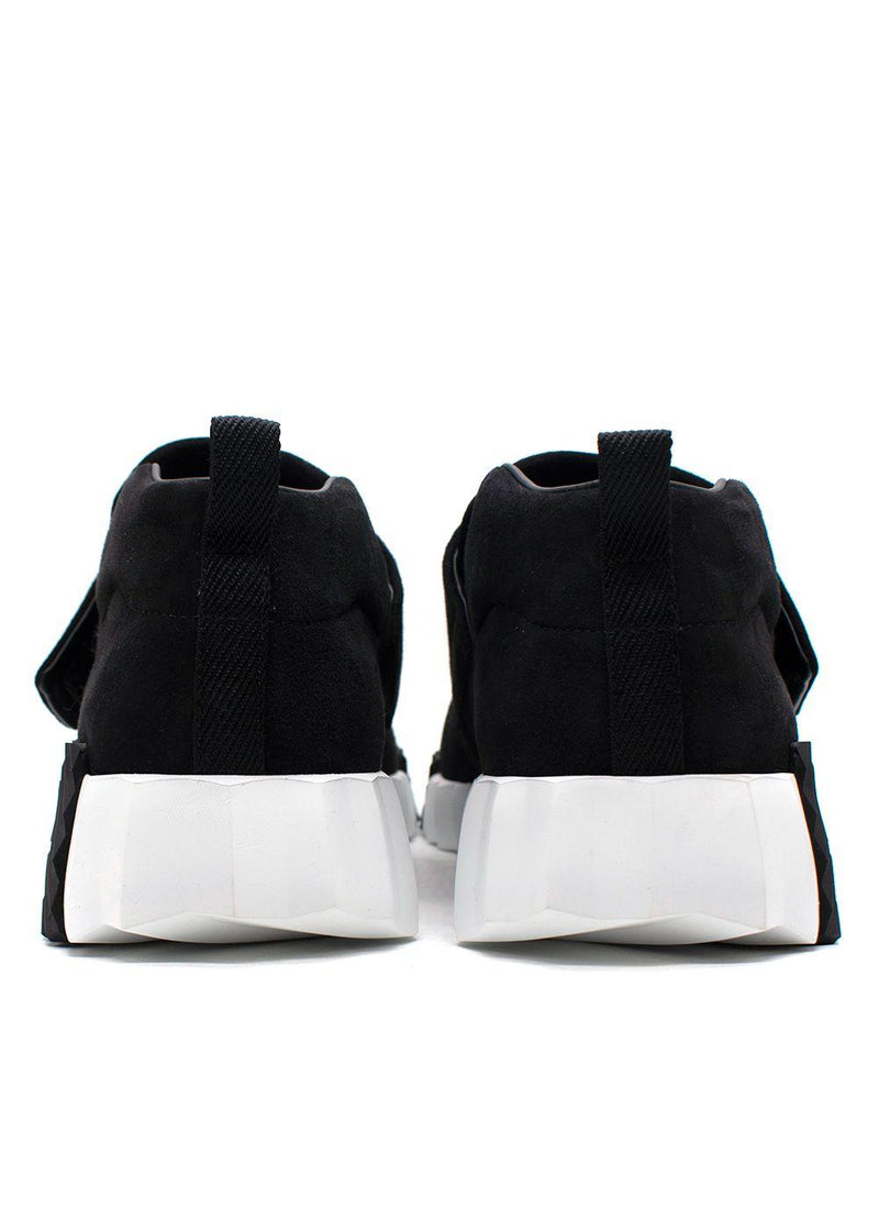 Hermes Black Suede 'H' Sneaker