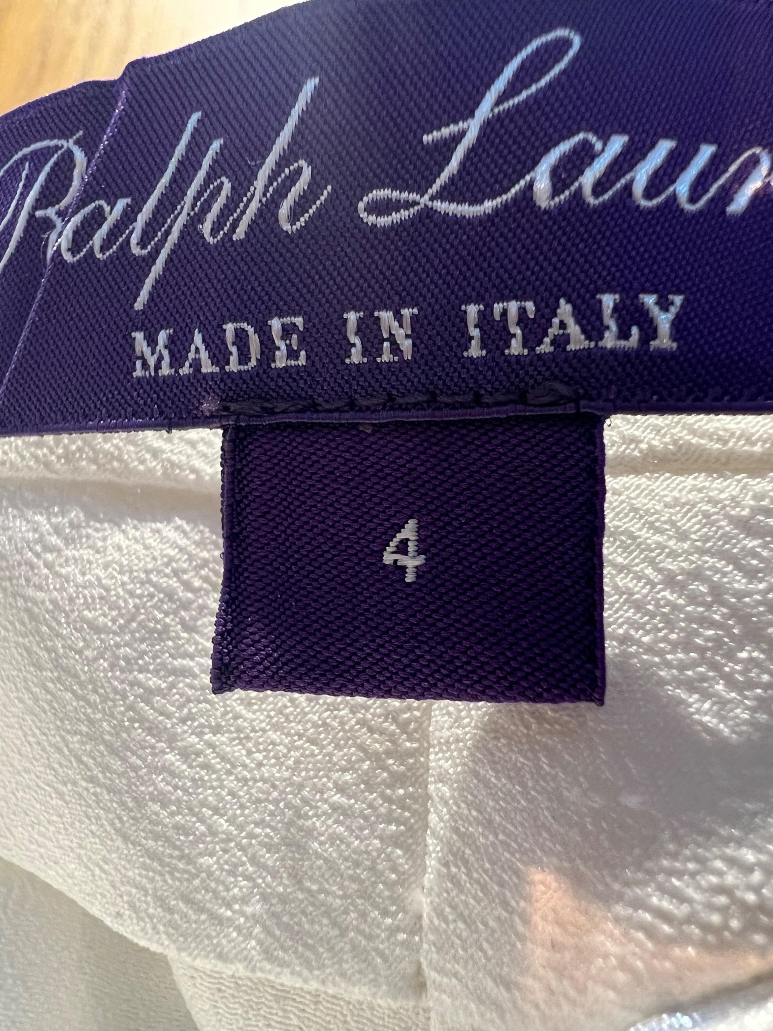 Ralph Lauren Purple Label Floral Wide Leg Silk Trousers