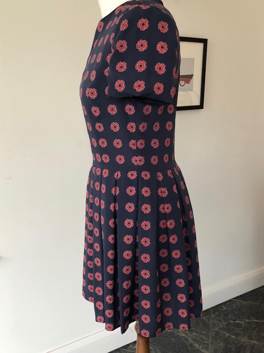 Open ceremony rose print mini dress