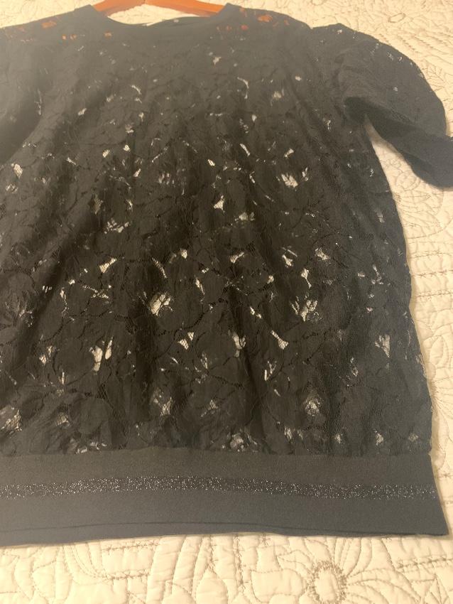 Stella McCartney Ines Floral Lace Sweatshirt