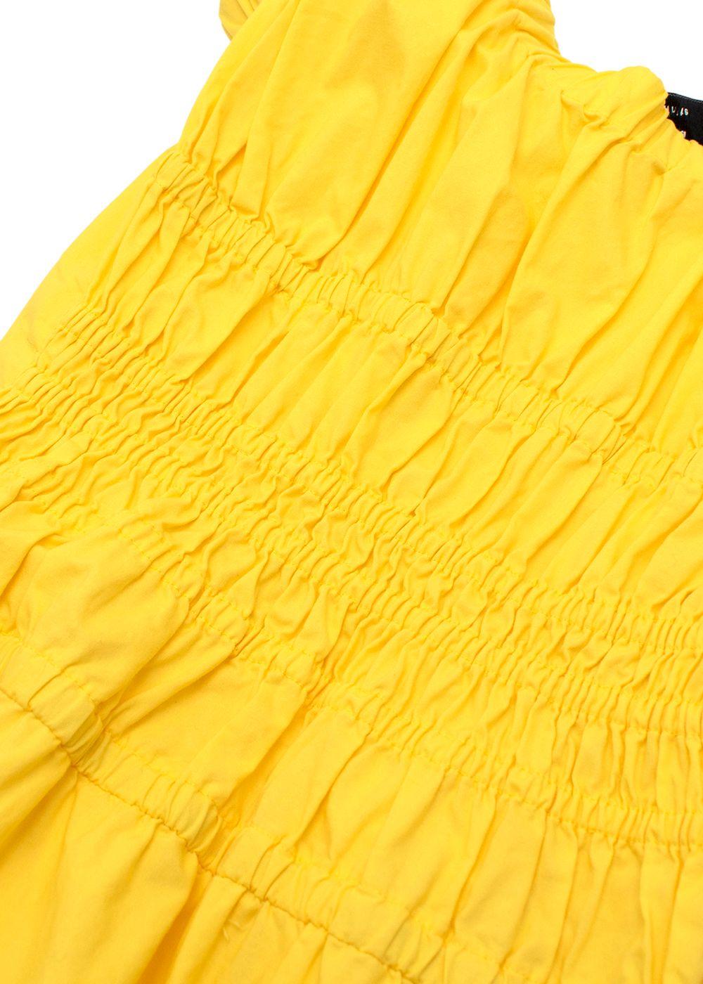 Proenza Shouler Sunshine Yellow Midi Dress
