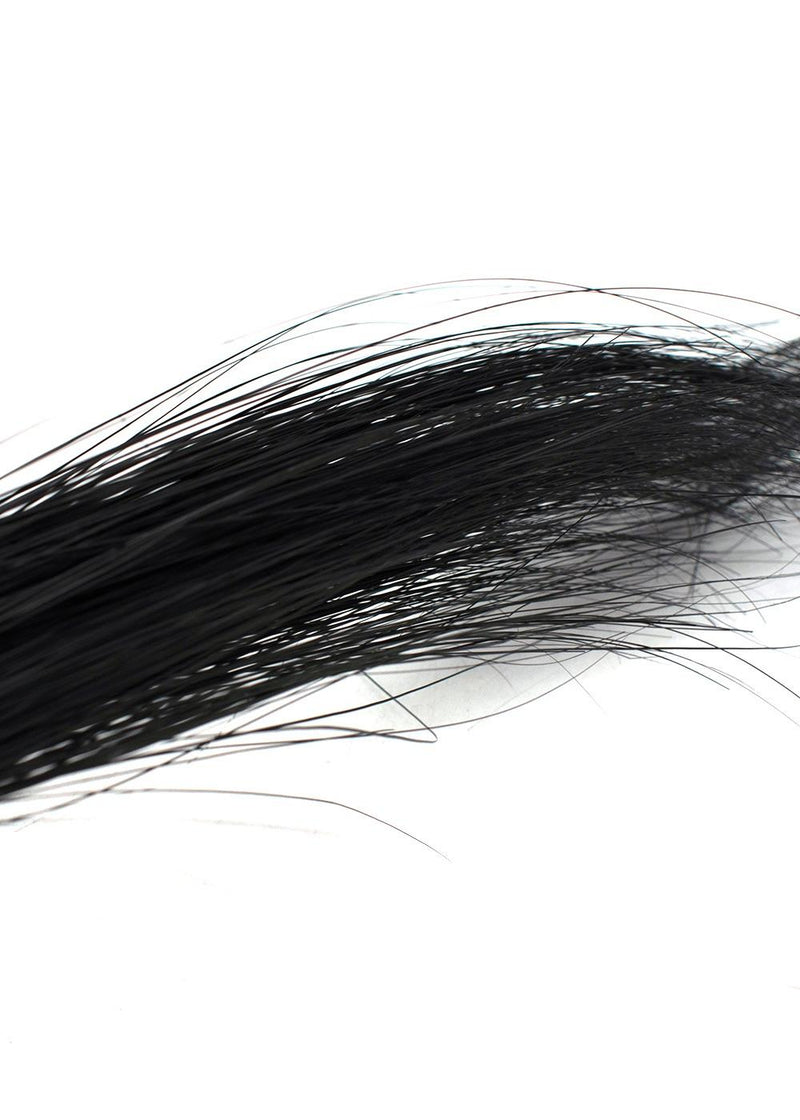 Black & Peacock Blue Crystal Embellished Mini Disc Fascinator with Veil