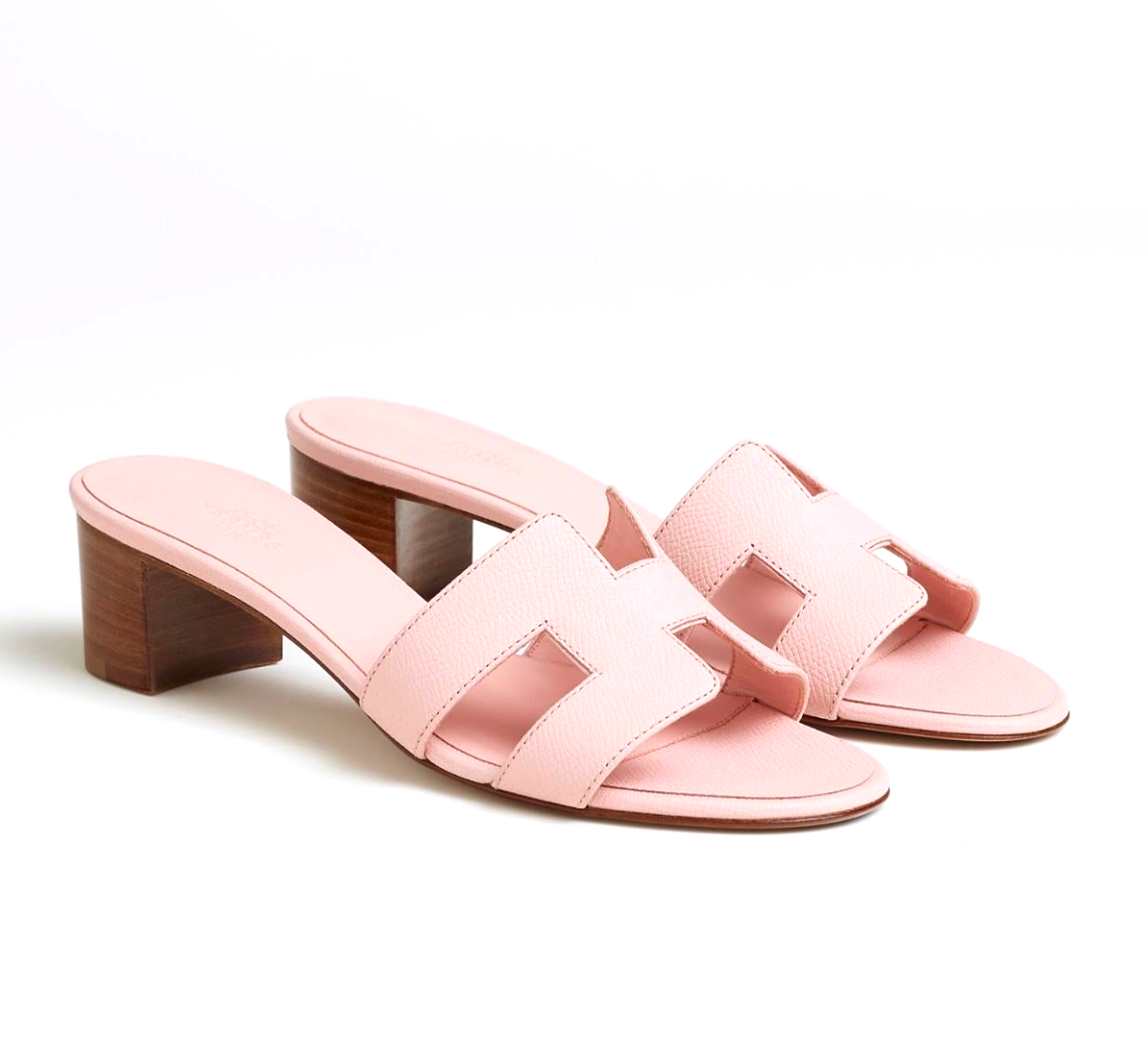 Hermes Pale Pink Oasis Sandals