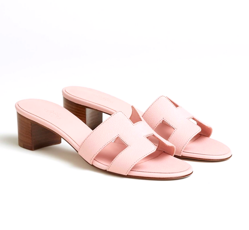 Hermes Pale Pink Oasis Sandals