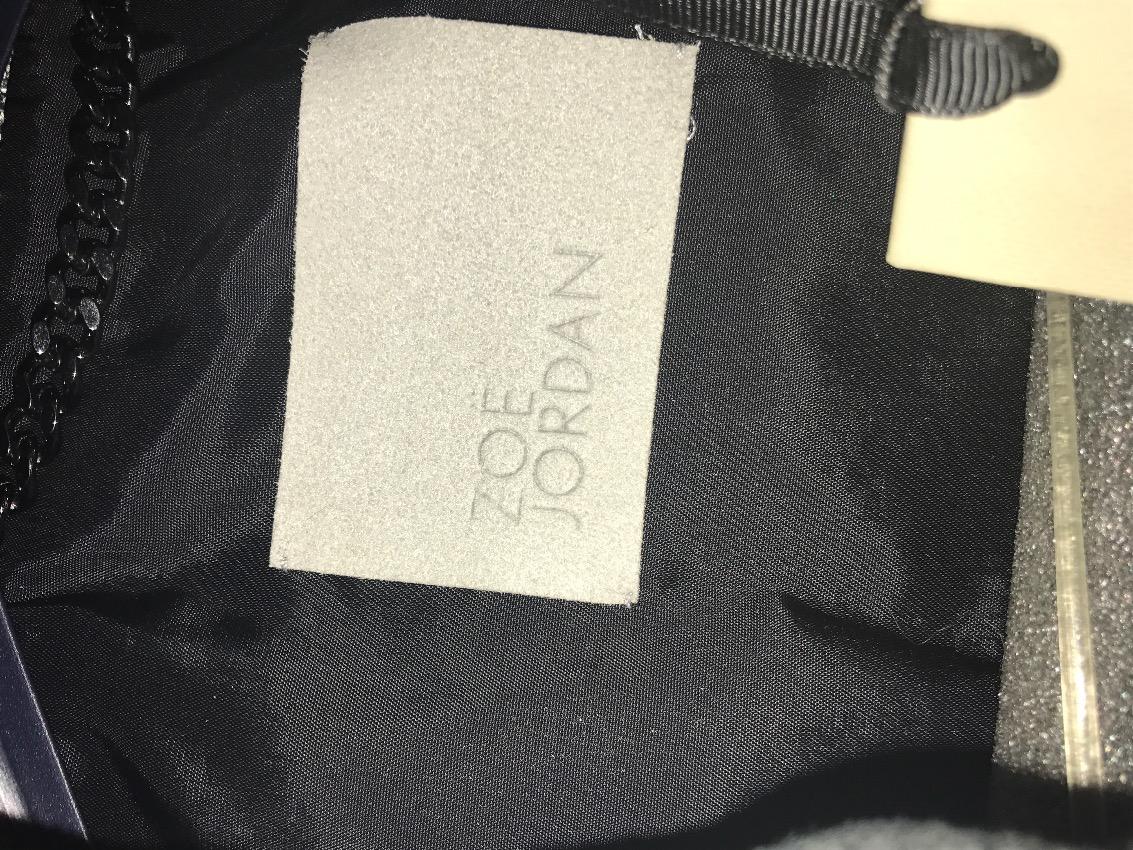 Zoe Jordan Metallic Leather Jacket