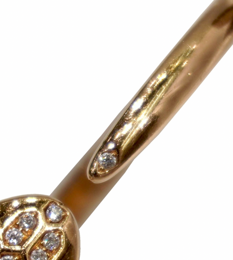 Bvlgari Serpenti Viper Ring in 18k Rose Gold