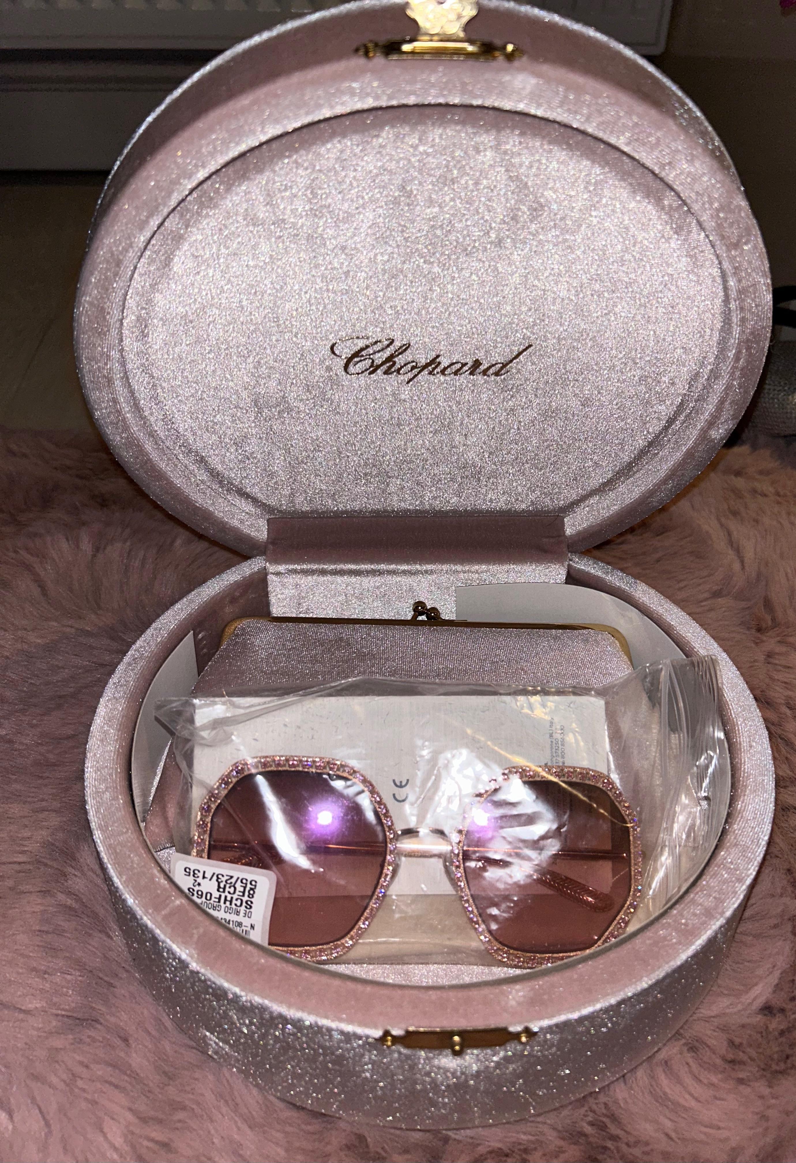 Pink Crystal Red Carpet Sunglasses