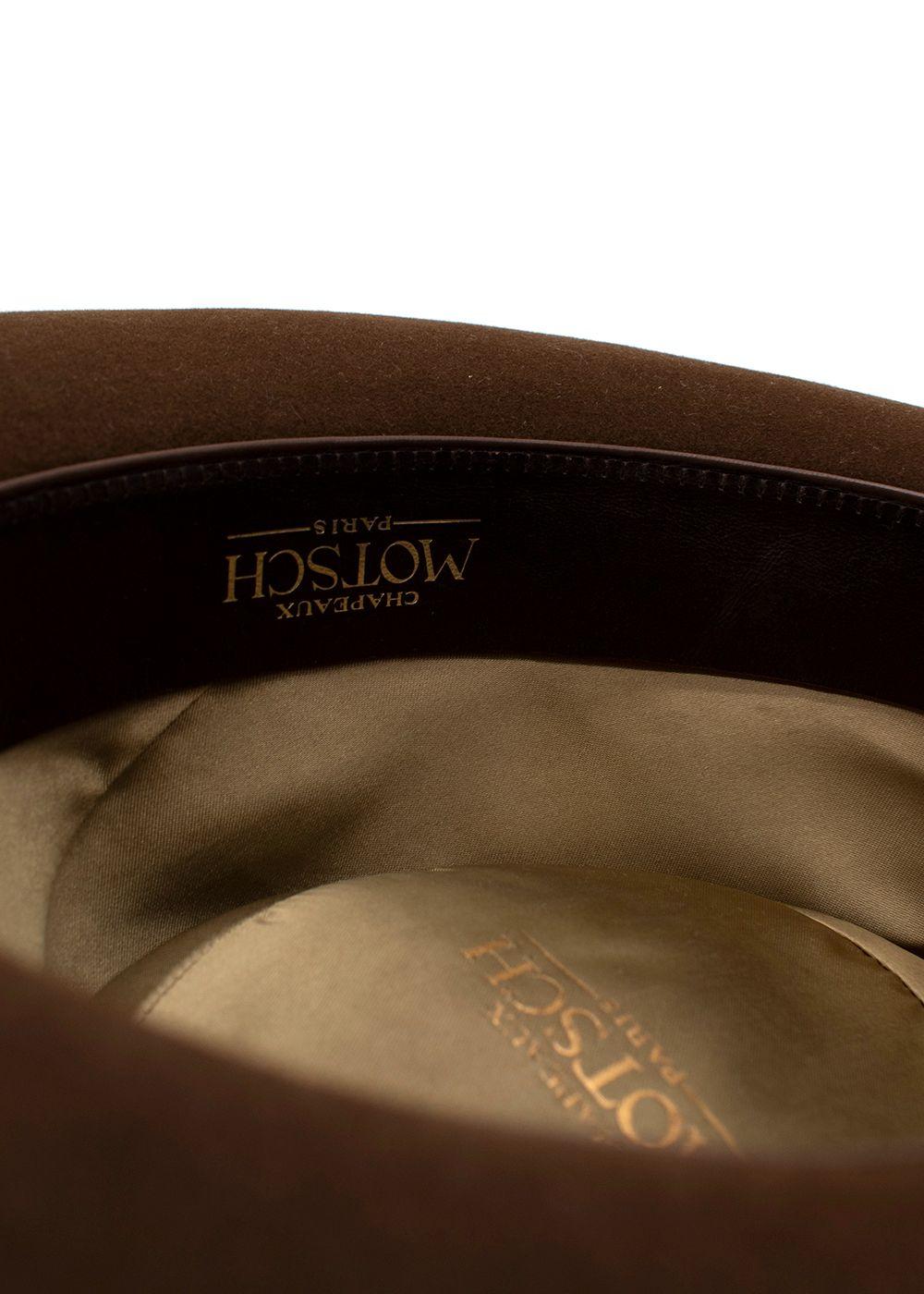 Motsch Paris Brown Trilby Hat