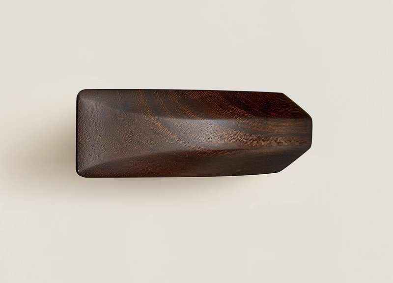 Hermés Alezan Solid Cassia Wood Bookend Set