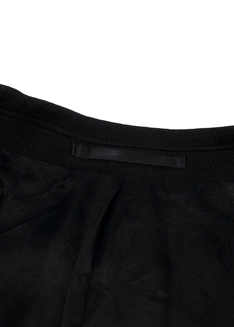 Torrente Black Wool Longline Coat