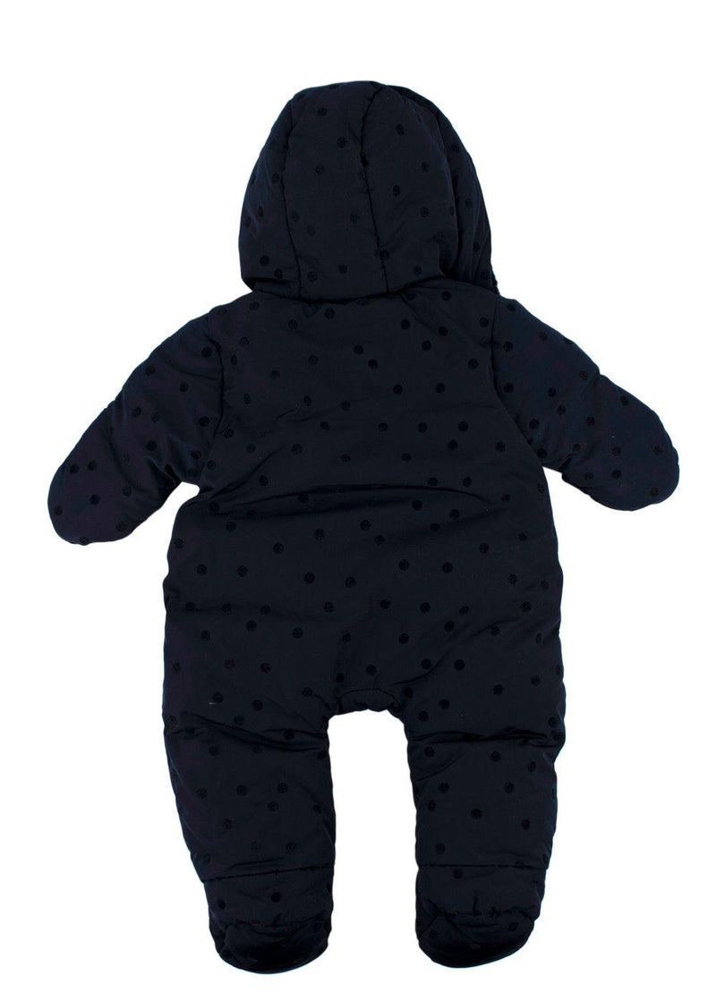 Jacadi Navy Polka Dot Baby Suit