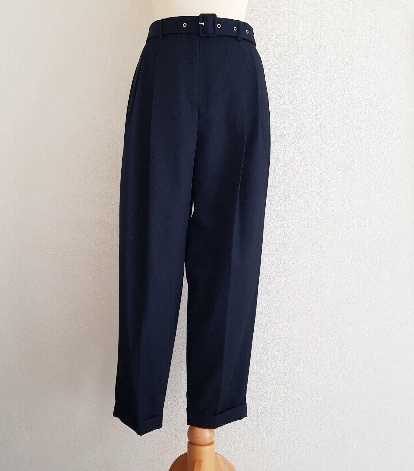 Finn Belted Straight-leg Trousers