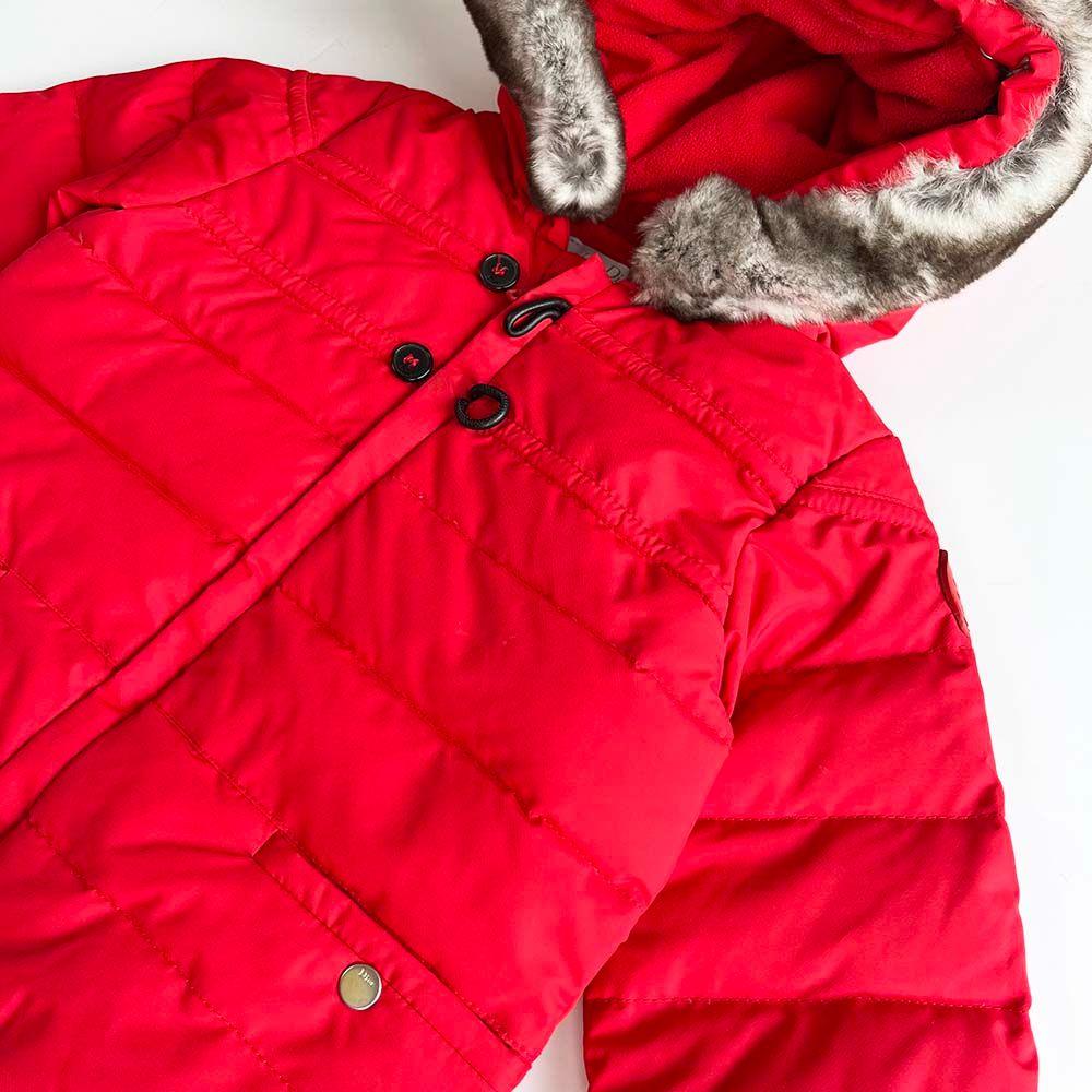 Dior 12-18 Months Red Down Puffer Coat
