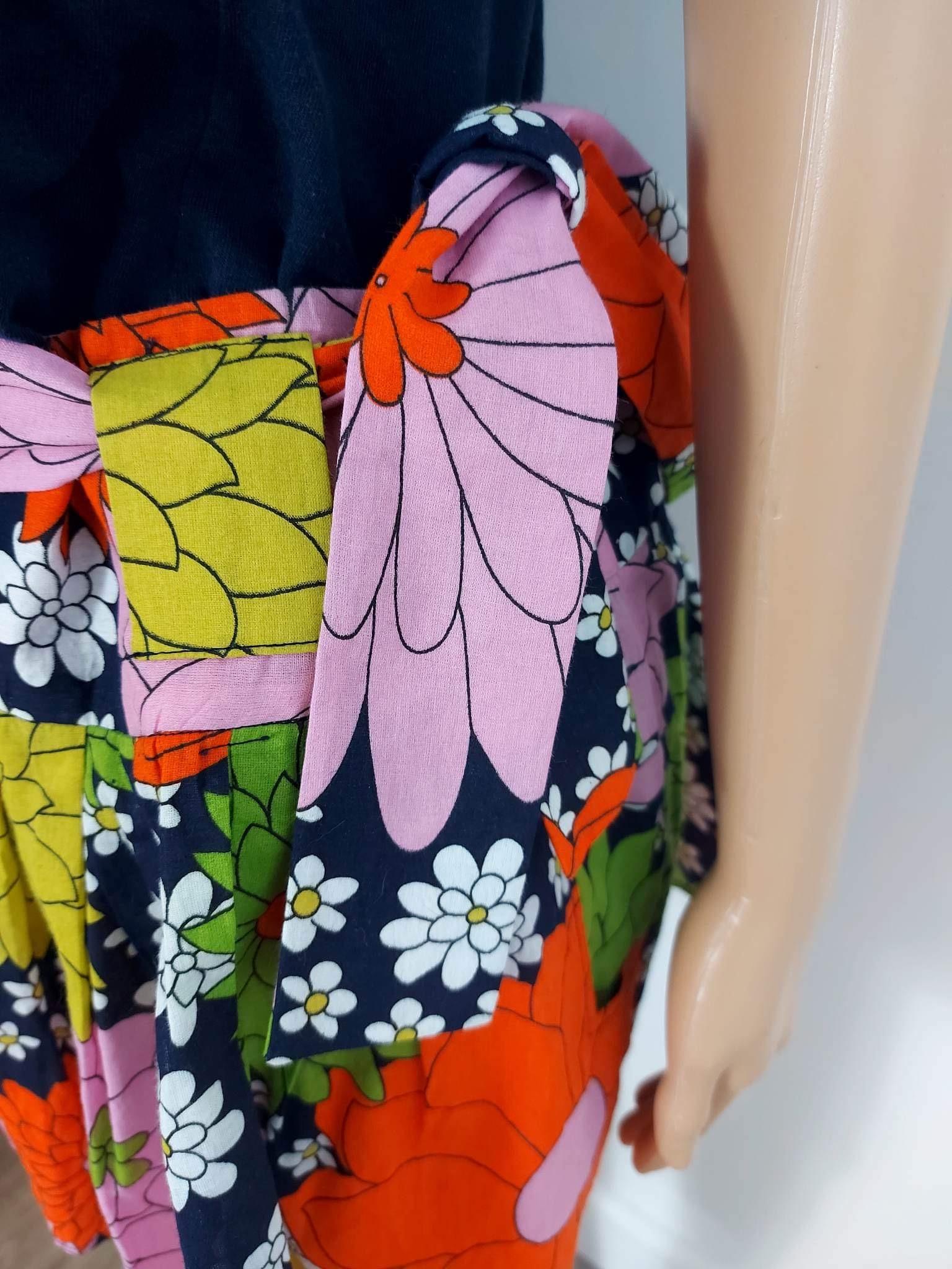 Multicoloured Floral Print Mini Skirt
