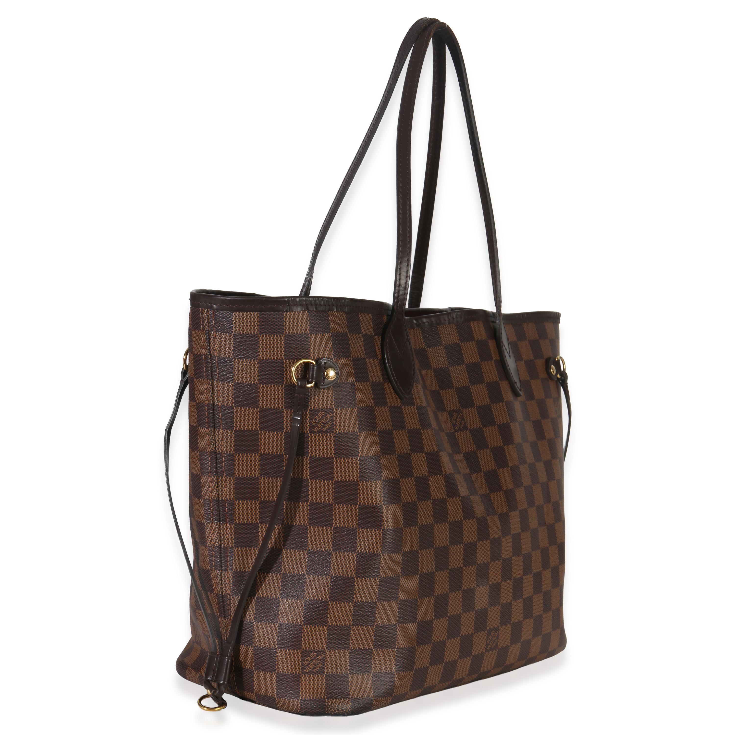 Louis Vuitton Damier Ebene Canvas Neverfull MM